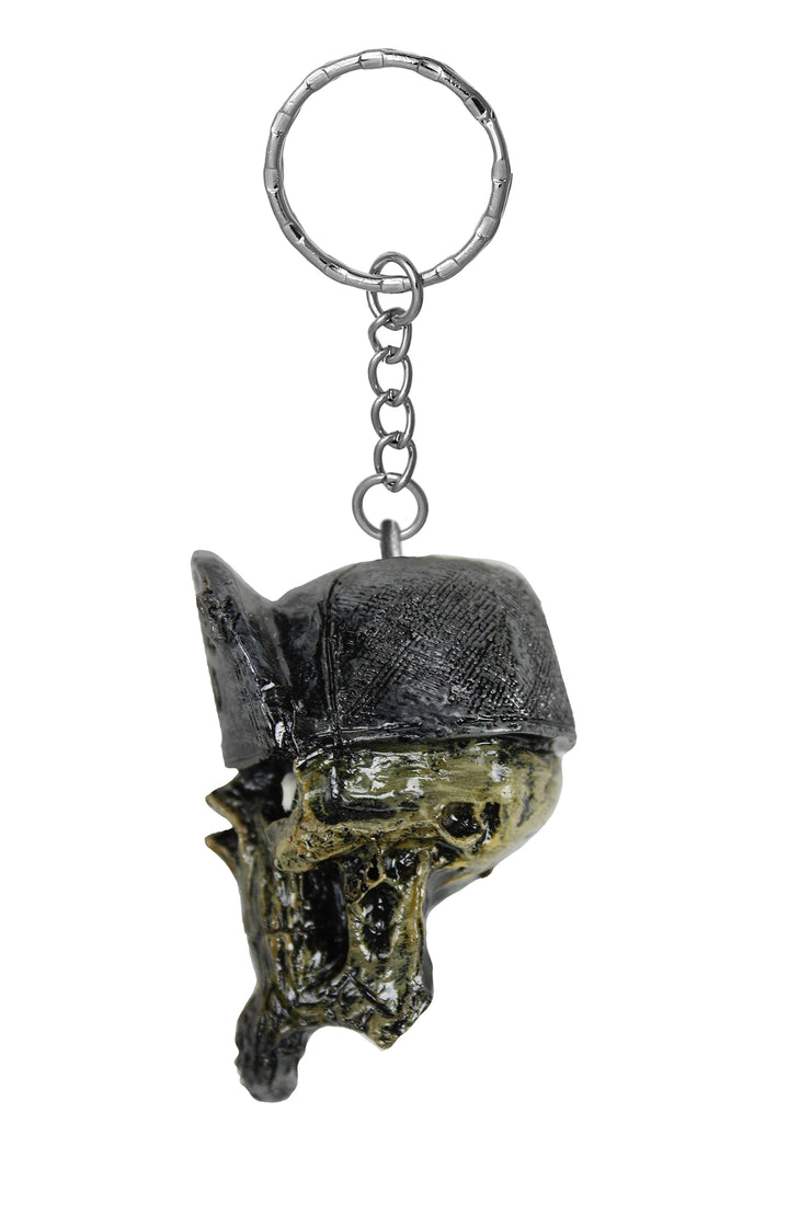 Back Off Skull Head 3D Key Chain