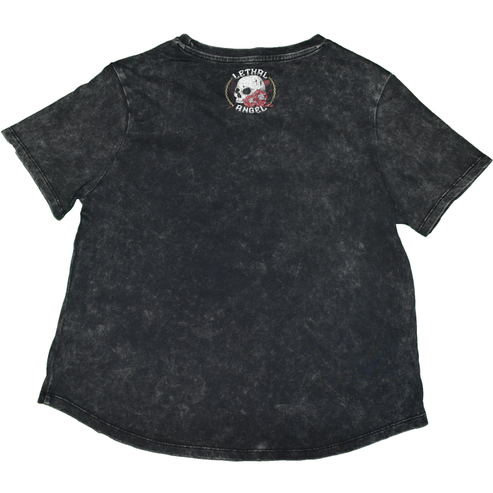 Unleashed Skull Scoop Neck Tee