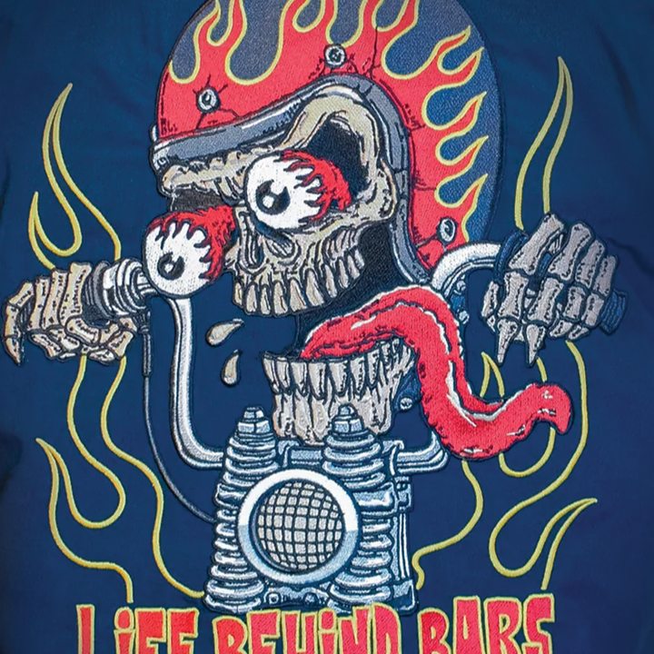 Life Behind Bars Embroidered Work Shirt / Shop Shirt