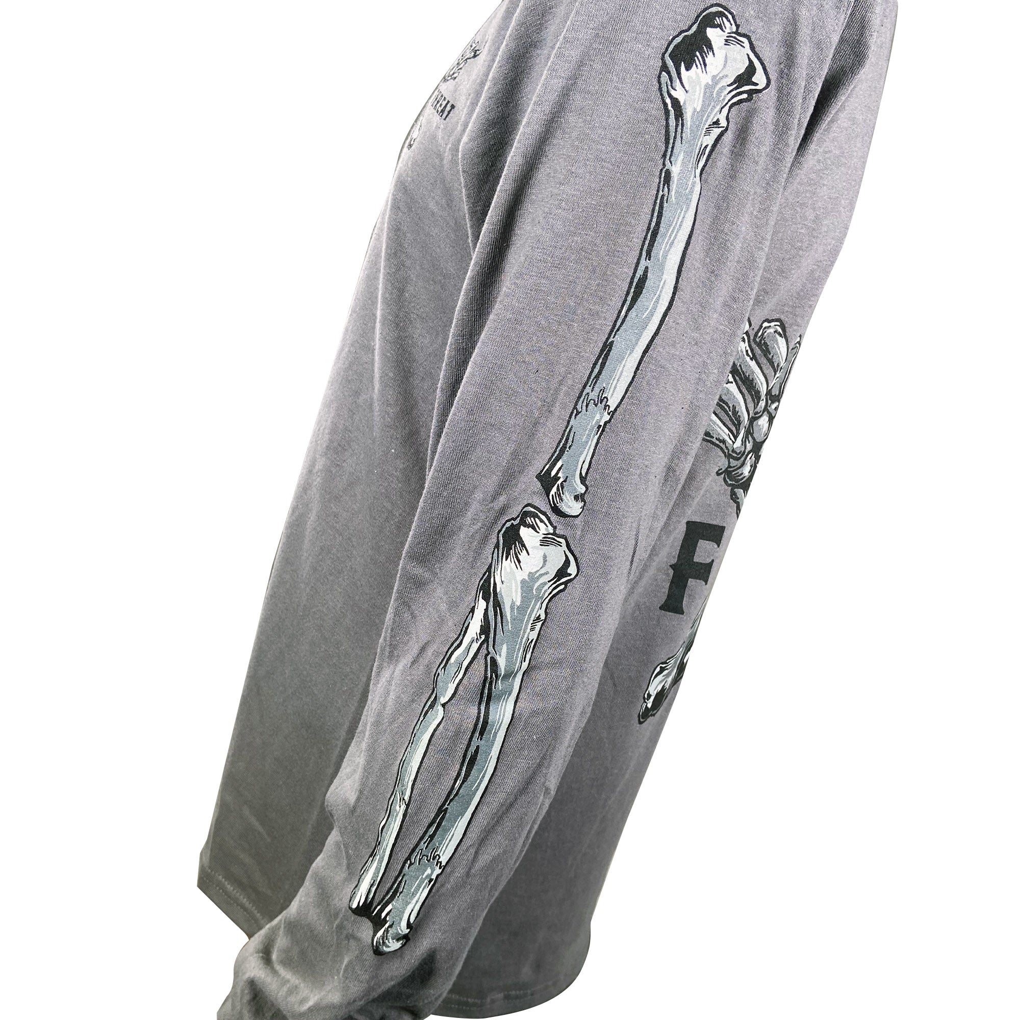 FTW Skull Gray Long Sleeve Men's Shirt – Lethal Threat