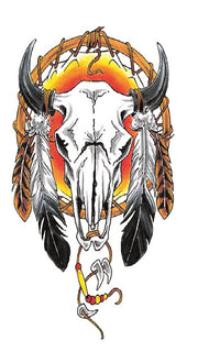 Cow Skull Decal