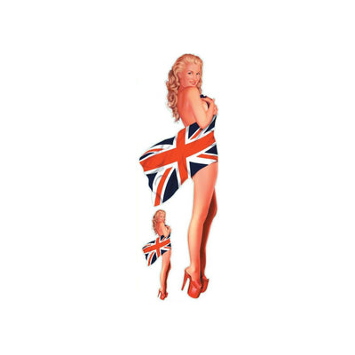 Miss England Pin Up Girl Decal