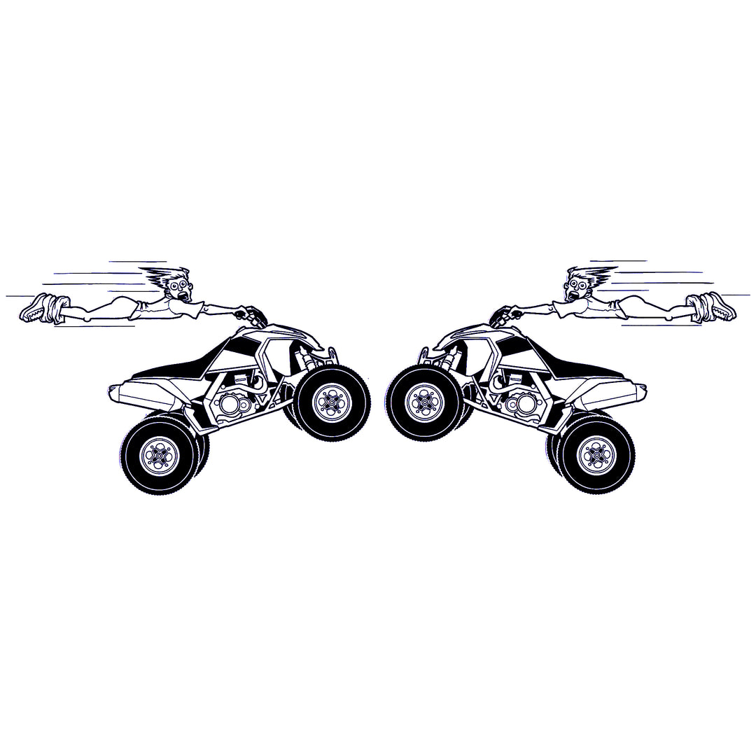 High Flying ATV Decal