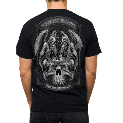 Party With The Sinners Men's Black Tee Shirt