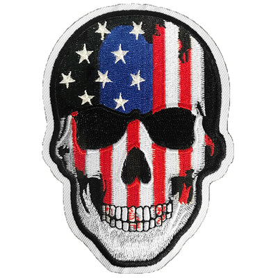 Blood N Glory USA Skull Embroidered Patch
