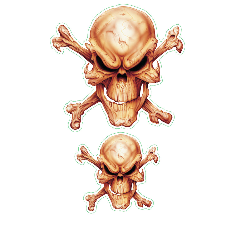 Mr Bones Skull - Mini Decal