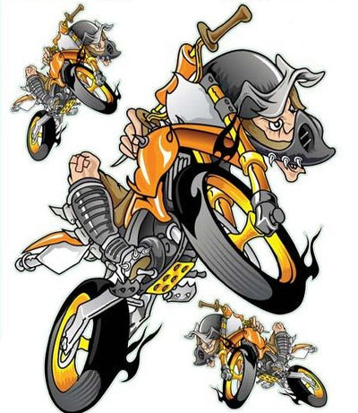 KTM Orange Air Rider Motocross Decal