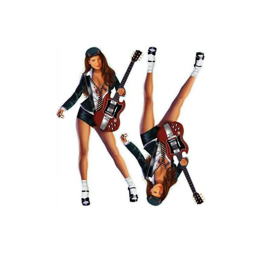 Angus Pin Up Babe Decal