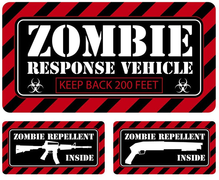 Zombie Response Vehicle Decal