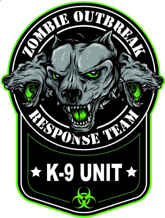 Zombie K9 Unit Decal