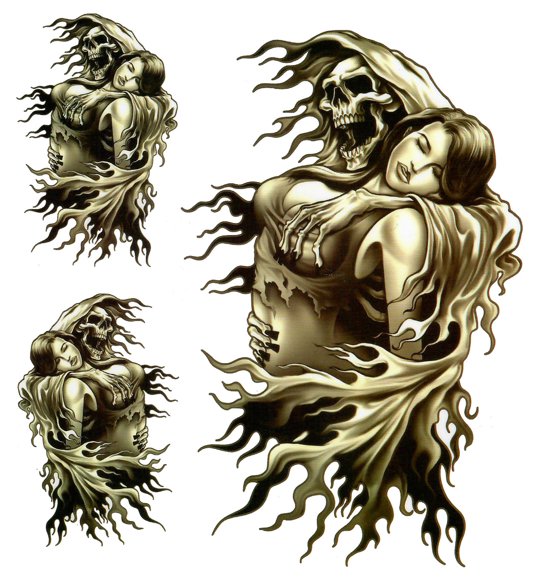 Reaper's Touch with Pin Up Girl Sticker