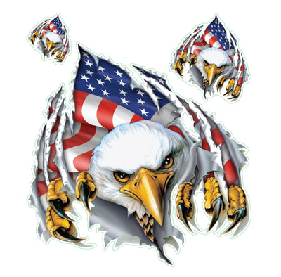 Rip n Tear USA Eagle Decal