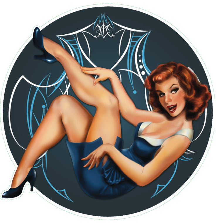 Classic Pin Up Girl Pose Decal