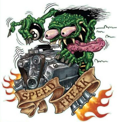 Speed Freak Monster Decal