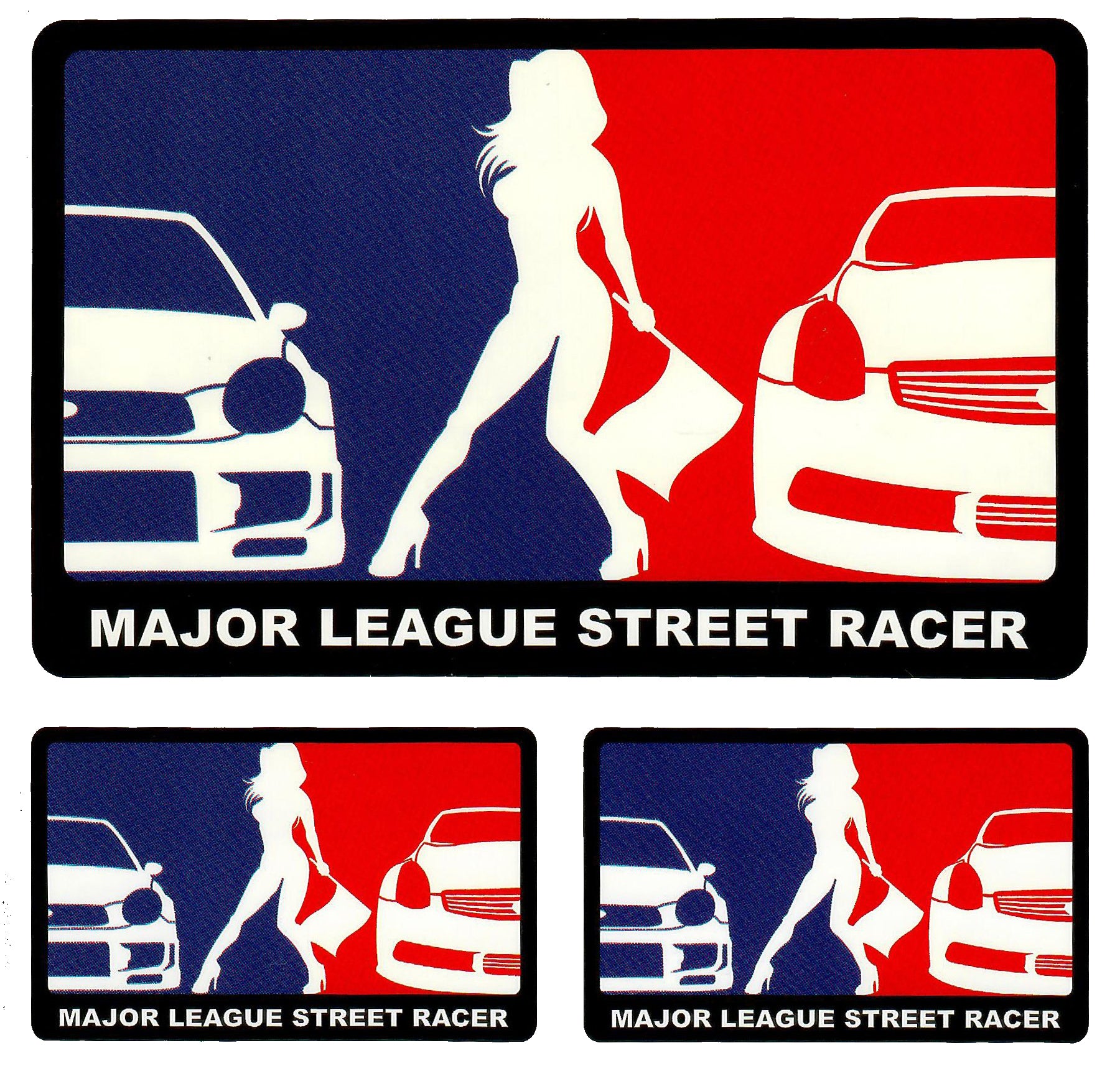 Sticker Street Racing Cars. 