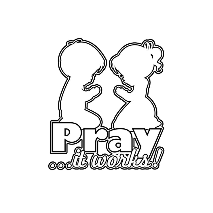 Pray It Works Decal