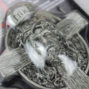 Jesus Head Cross 3D Peel n Stick Emblem