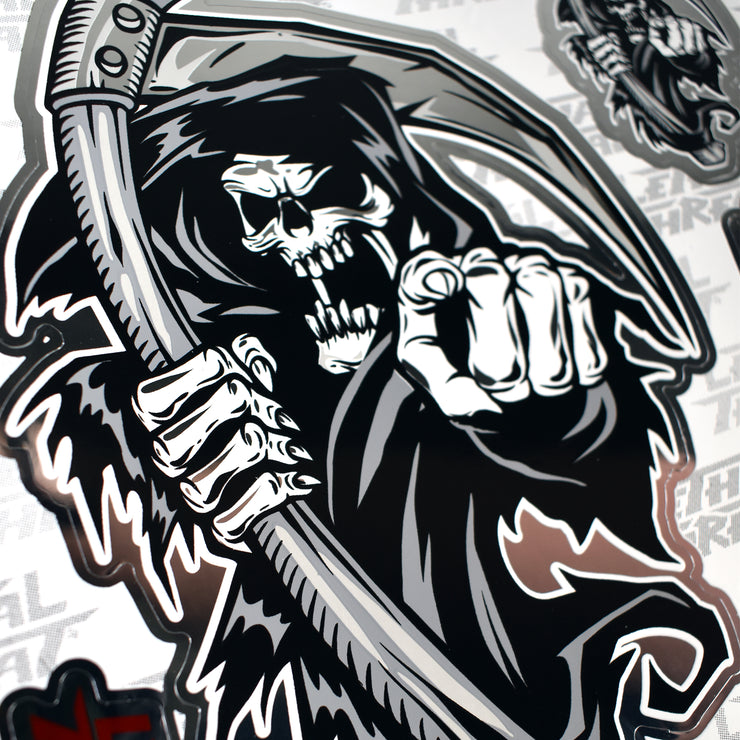 Reaper's Choice Chrome Decal