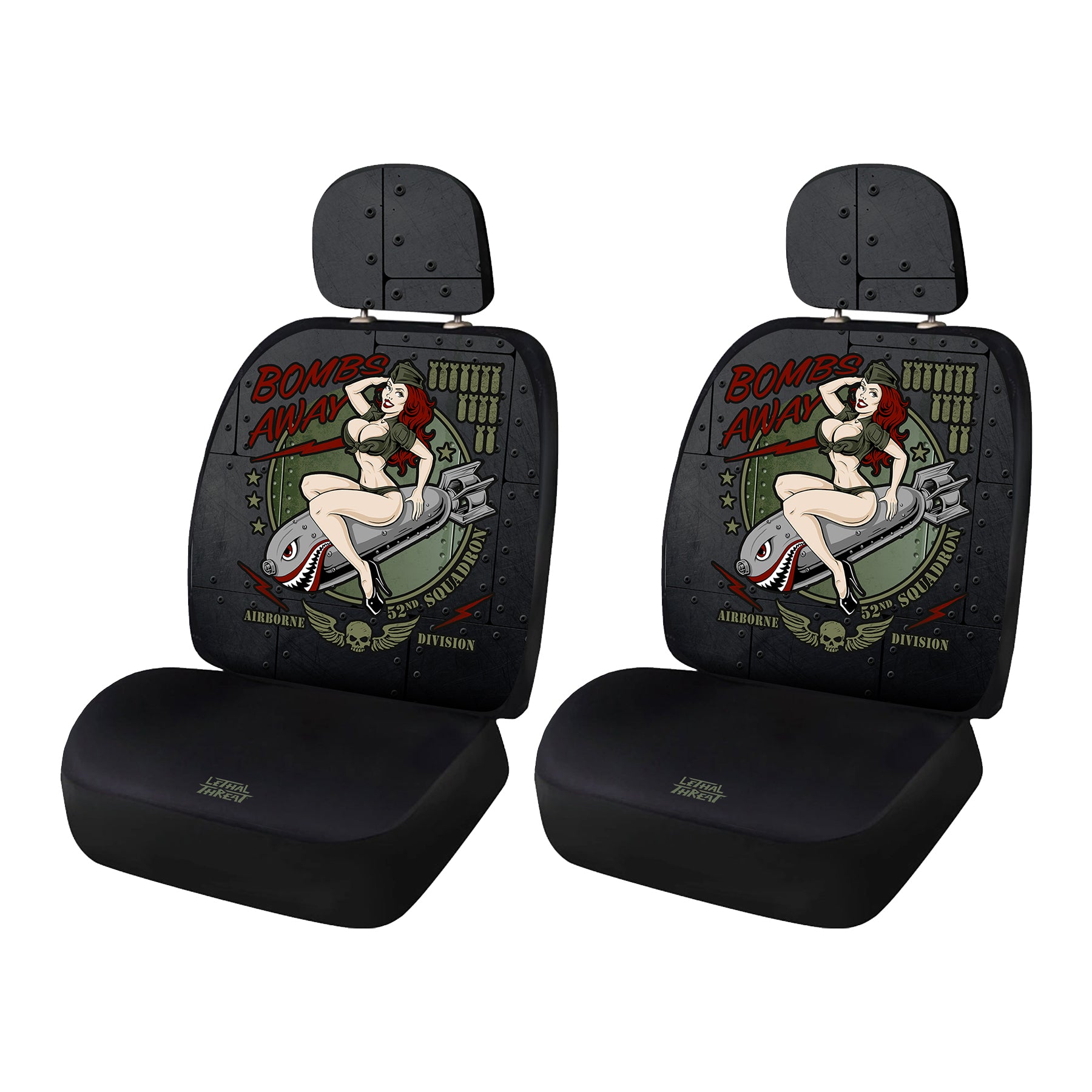 Custom Car Seat Covers 2Pcs - JetPrint