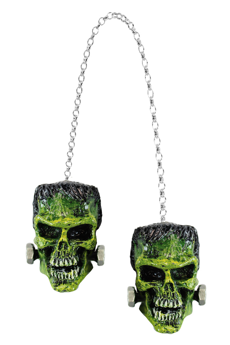 3D Rear View Frankenstein Mirror Danglers