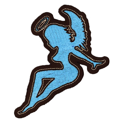 Angel Trucker Girl Mini Patch