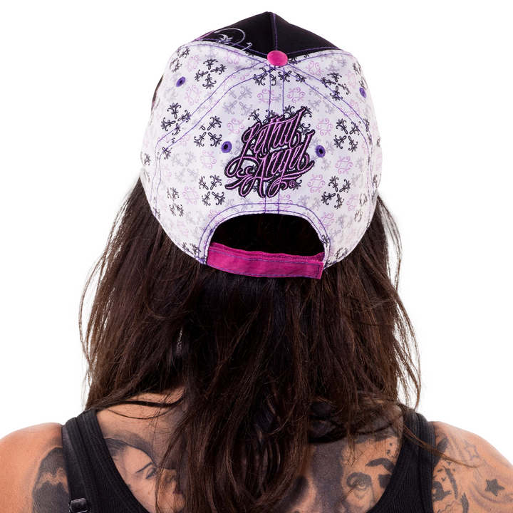Floral Skull Rose Hat