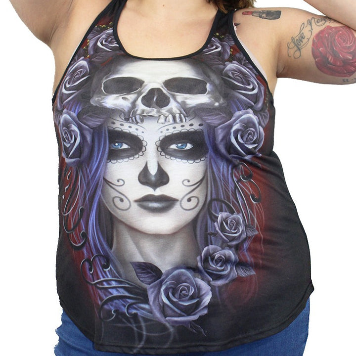 Queen of Death Razor Back Tank Top