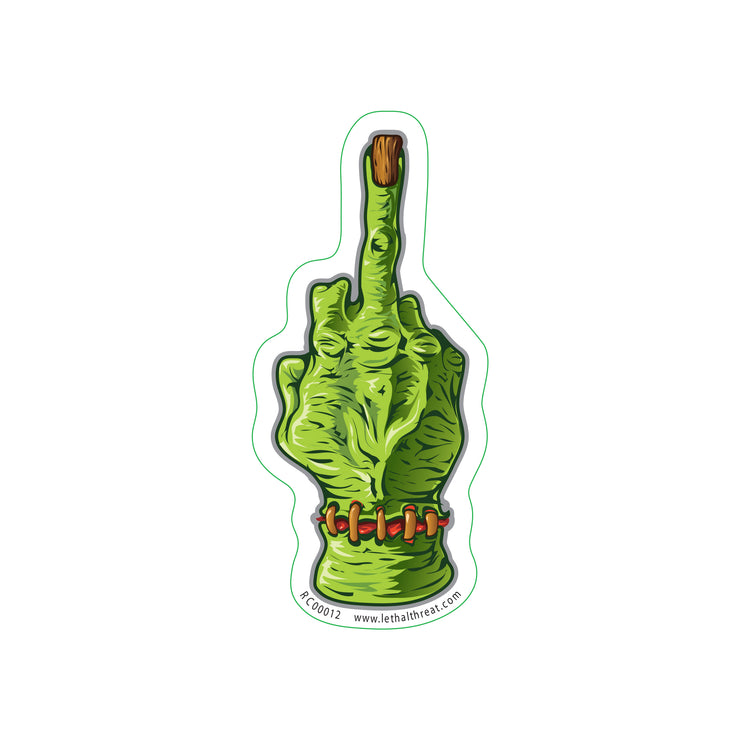 Zombie Finger Sticker