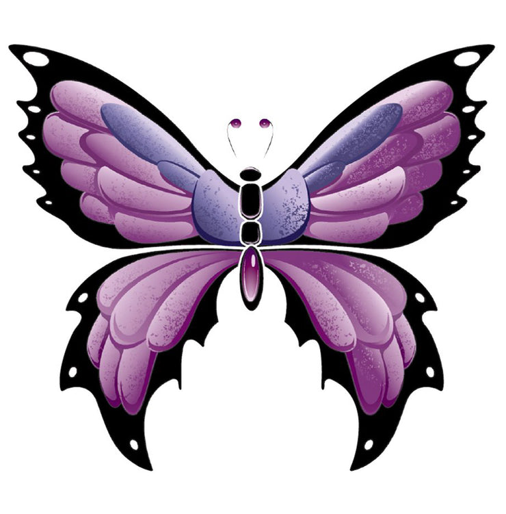Purple Butterfly Mini Decal/Sticker