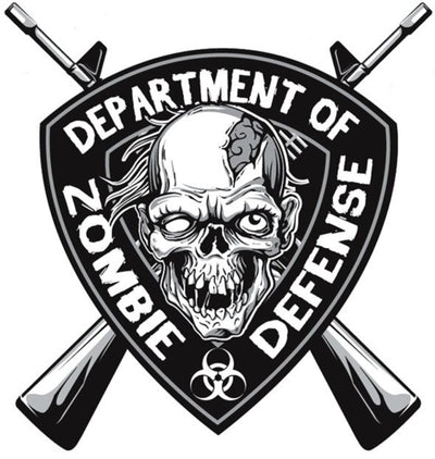 Zombie Defense Squad Mini Sticker