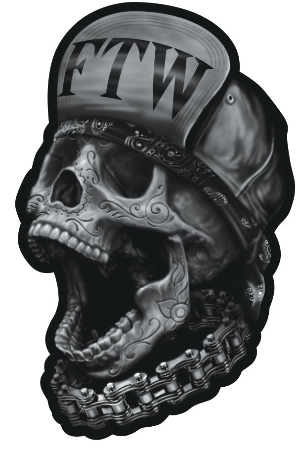 FTW Skull Mini Decal/Sticker