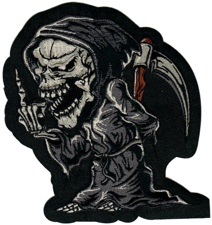 Reaper Finger Embroidered Patch