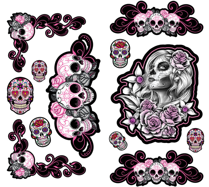 Sugar Skulls Decal Series