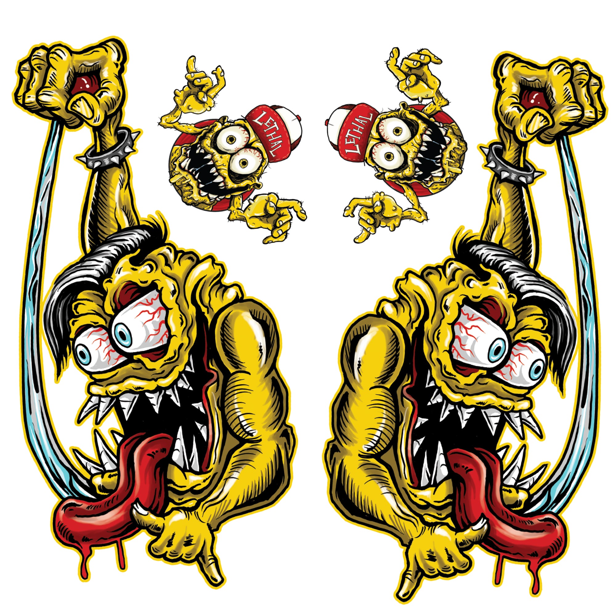Monster Series Sticker Bomb Pack – Lethal Threat