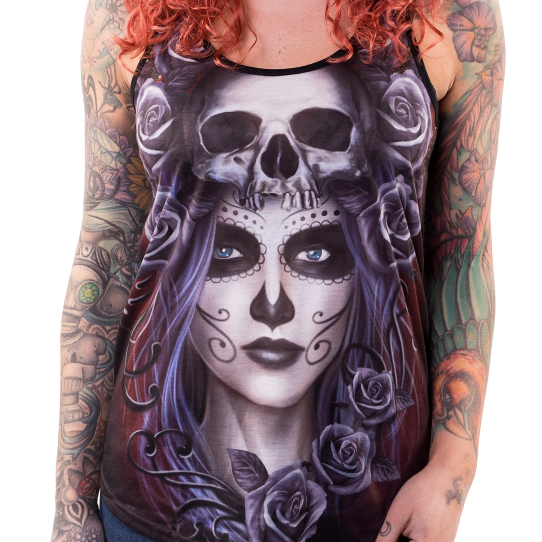 Queen of Death Razor Back Tank Top