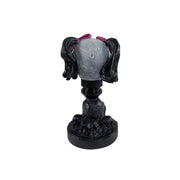 Girl Skull Head with Skull Display Stand / Dash Topper