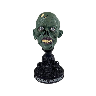 Green Zombie Head with Skull Display Stand / Dash Topper