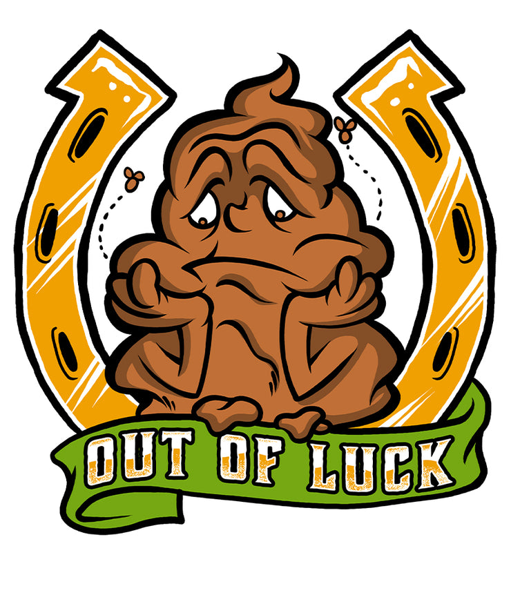Rude & Crude: Sh*t Out of Luck Mini Decal/Sticker