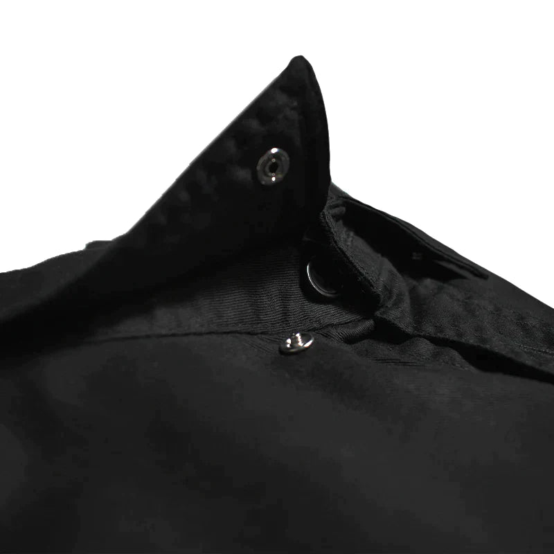FTW Skull Printed Sleeveless Button Down