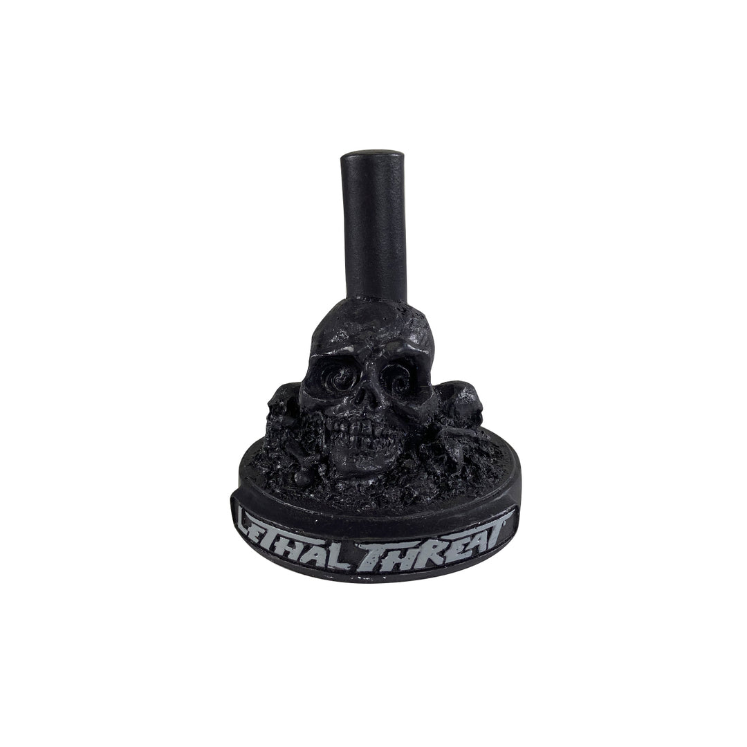Racing Skull Head with Skull Display Stand / Dash Topper