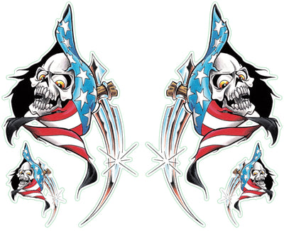 USA Reaper Left & Right Decal