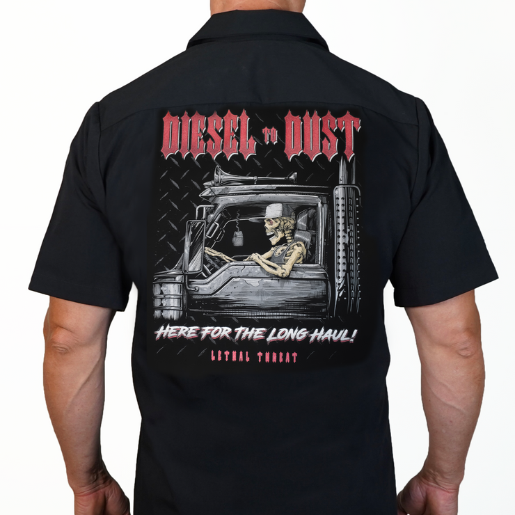 Diesel to Dust Printed Work Shirt / Shop Shirt