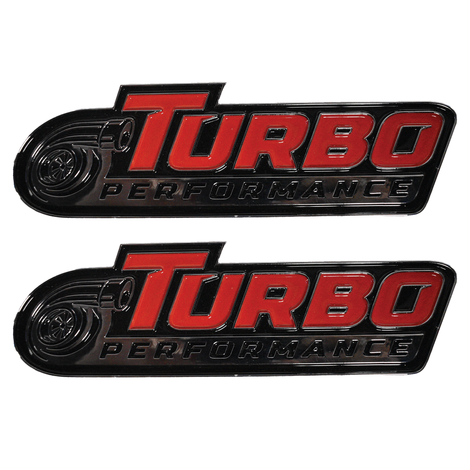 Turbo sticker badge decal. Turbocharger text with flame logo icon