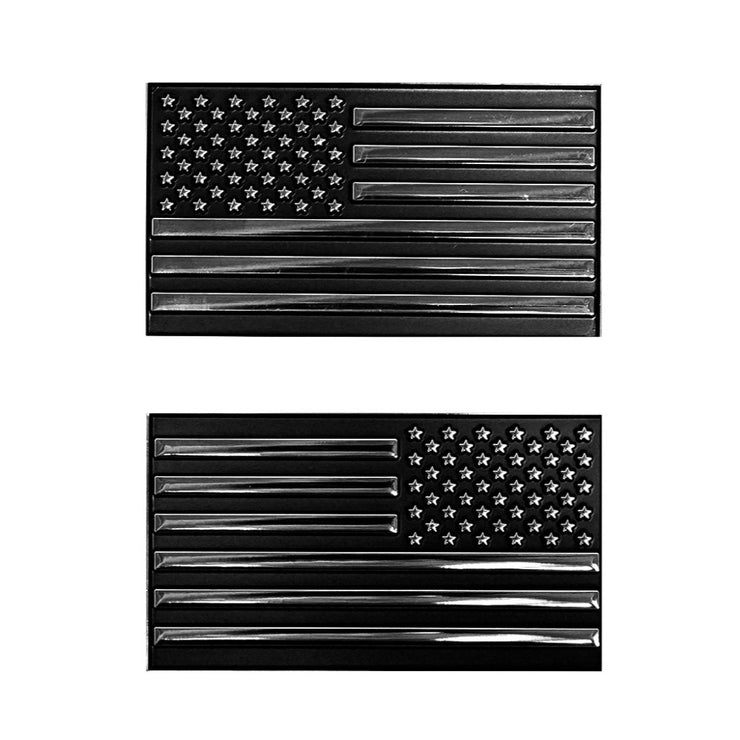 American Flag Left & Right Peel n Stick Abs Emblem