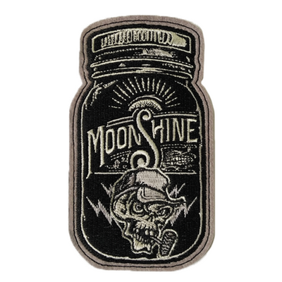 Moonshine Embroidered Patch