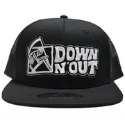 Down n Out Reaper Flat Bill Trucker Hat