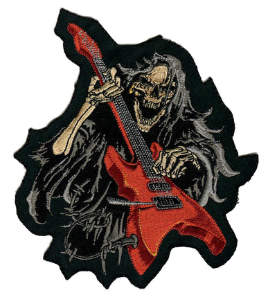 Guitar Reaper Embroidered Patch