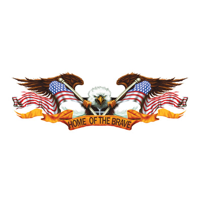 Home of the Brave Eagle Large Decal