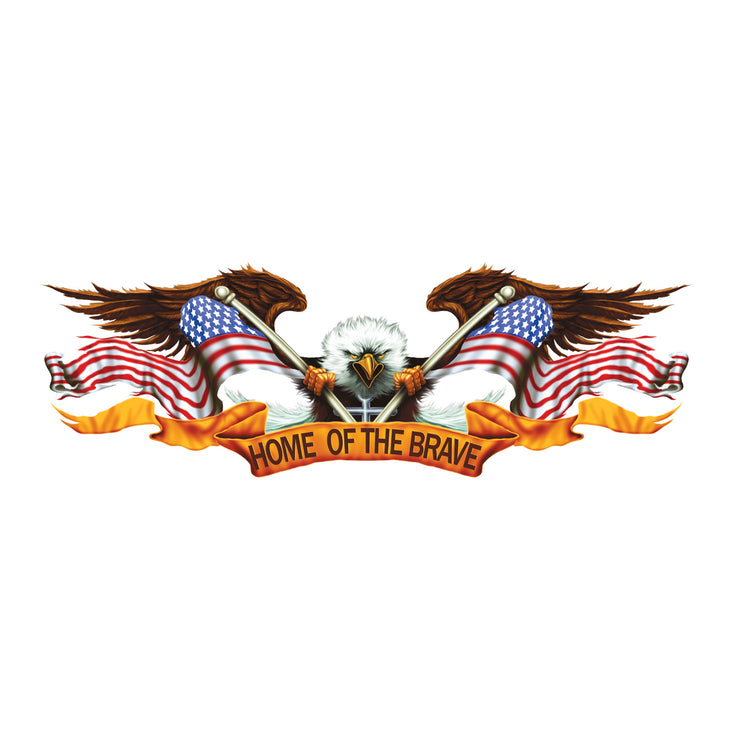 Home of the Brave Eagle Large Decal