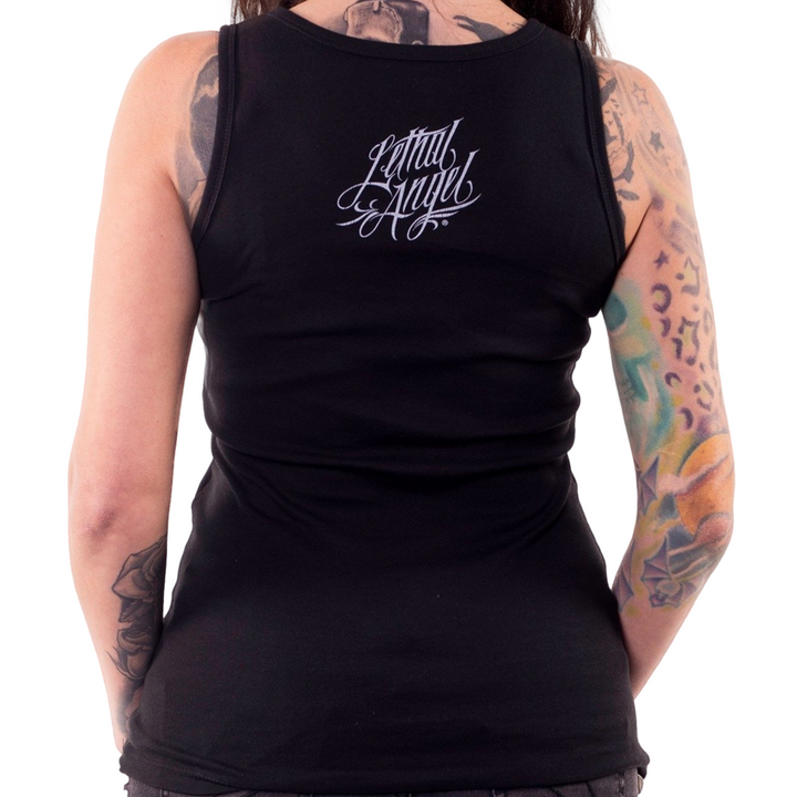 Middle Finger Skull Tank Top